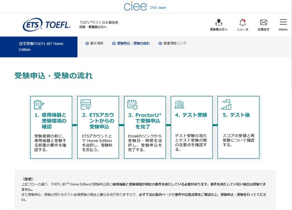 教育機関向け「TOEFL iBT Home Edition」案内サイト公開 2枚目の写真・画像