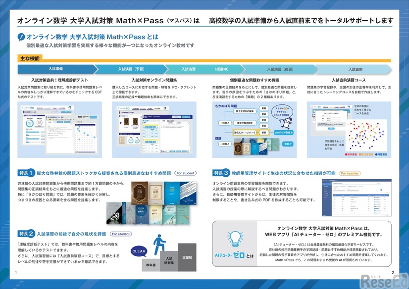 オンライン数学 大学入試対策 Math × Passとは