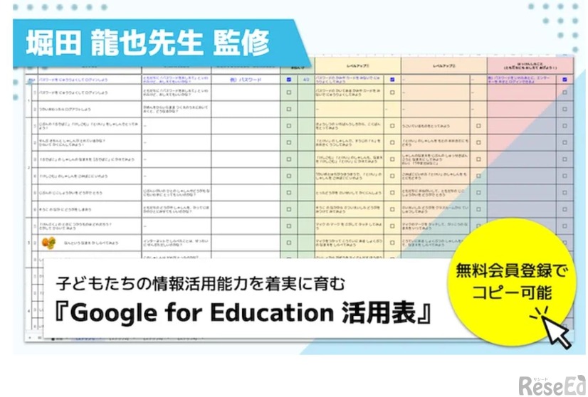 Google for Education 活用表