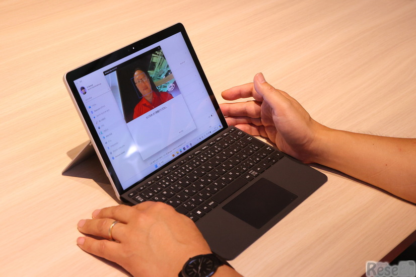 Surfaceは顔認証によるログインがとても速い