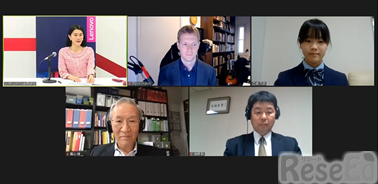 上段左より石戸奈々子氏、デビット・ベネット氏、立崎乃衣さん、下段左より富山健氏、後藤聡氏
