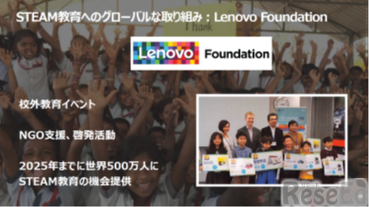 「Lenovo Foundation」の活動