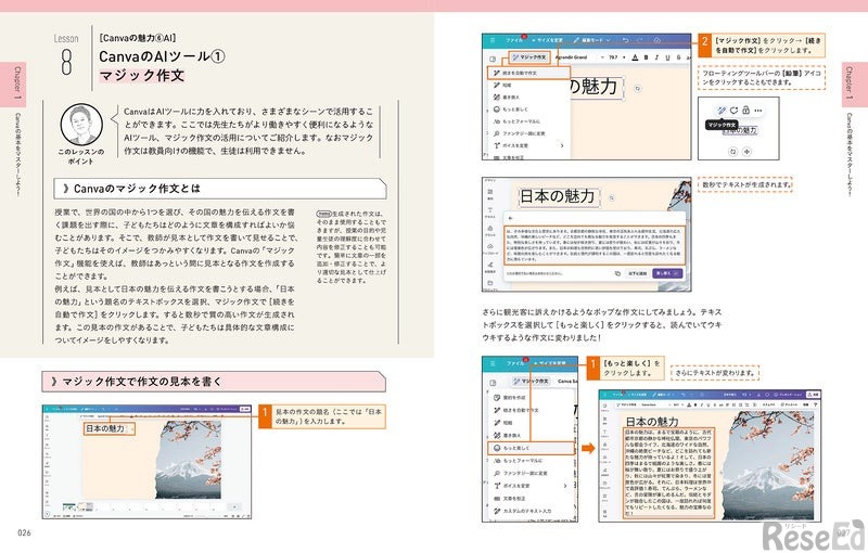 紙面イメージ：大きな画面と丁寧な解説でわかりやすい紙面に仕上げた