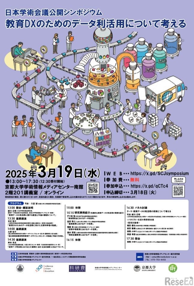 公開シンポジウム「教育DXのためのデータ利活用について考える」