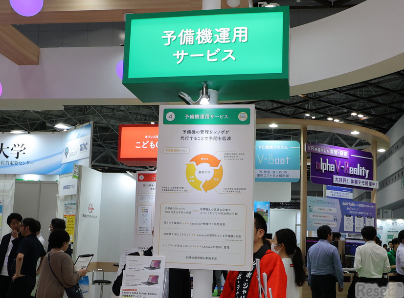 予備機の管理をLenovoが代行する「予備機運用サービス」