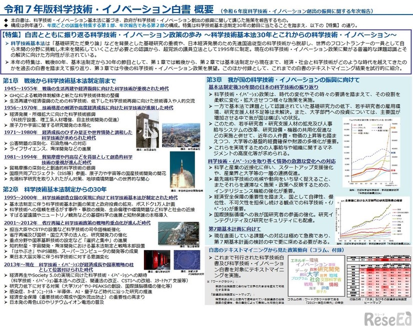 令和7年版科学技術・イノベーション白書の概要