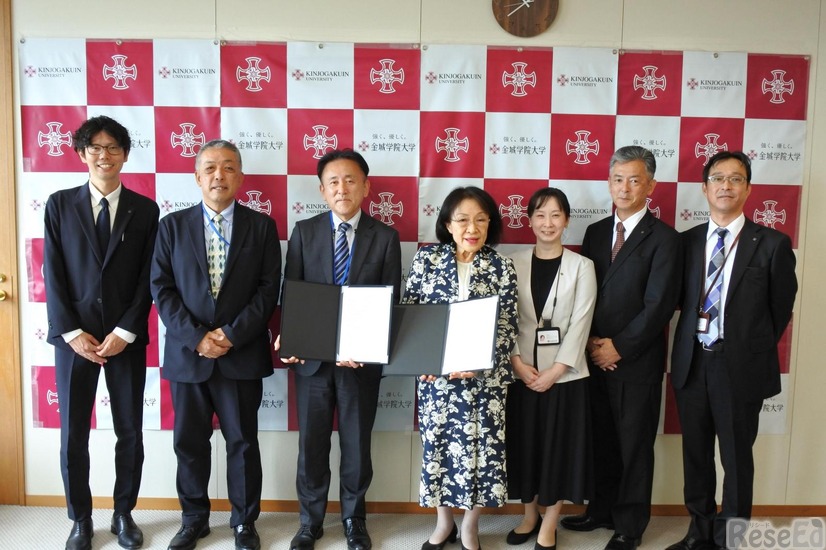 高大連携協定締結式のようす