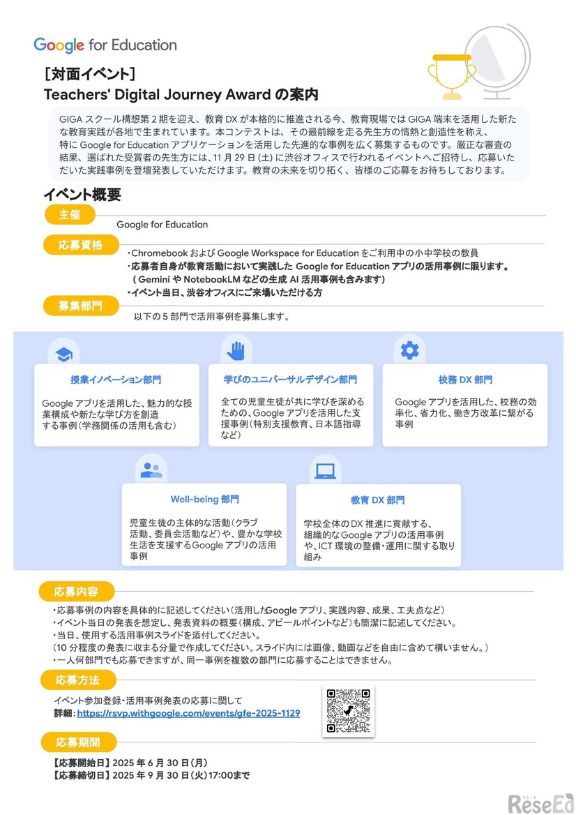 Teachers' Digital Journey Award
