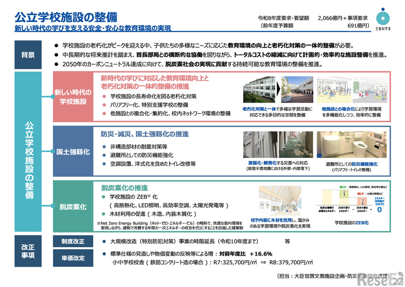 公立学校施設の整備