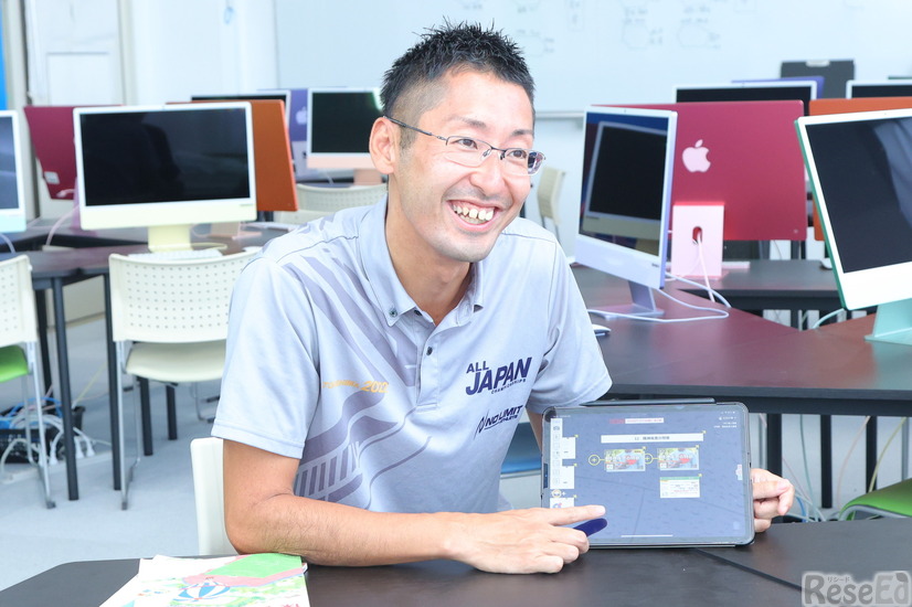 生田東高校 保健体育科の打田大輔先生