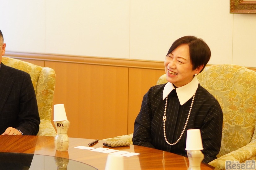 文化服装学院・相原幸子校長