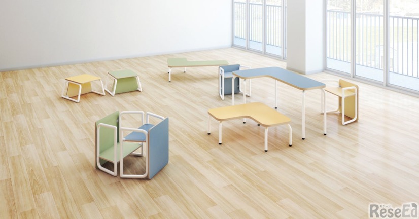 テーブル＆スツール「Puzzme」