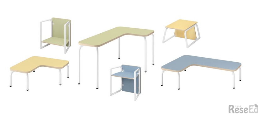 テーブル＆スツール「Puzzme」