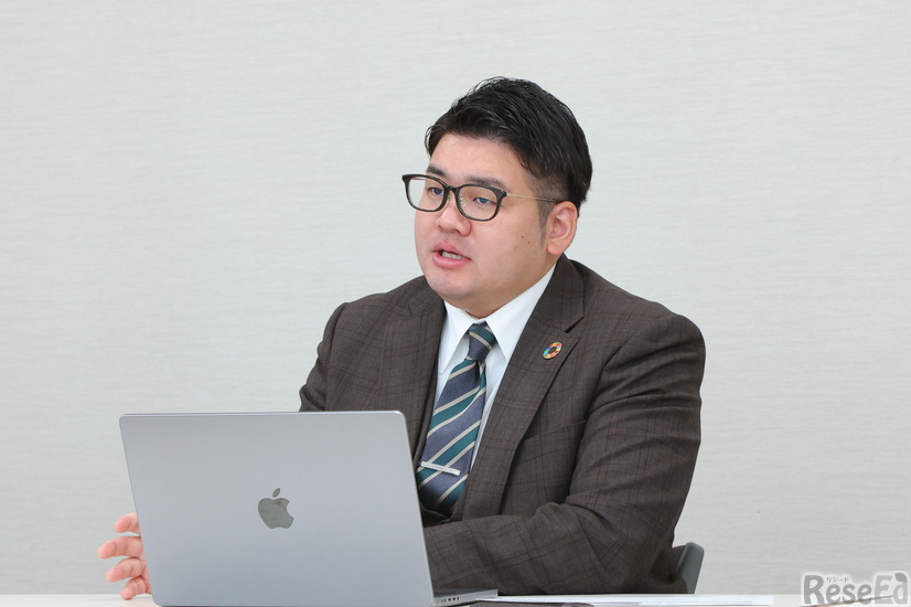 法人管理本部人材開発室主任の榊原賞氏