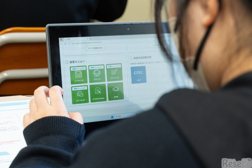 生徒はテスト結果を受けてすぐに学習アプリを開いて復習につなげられるのを大きなメリットに感じたようだ