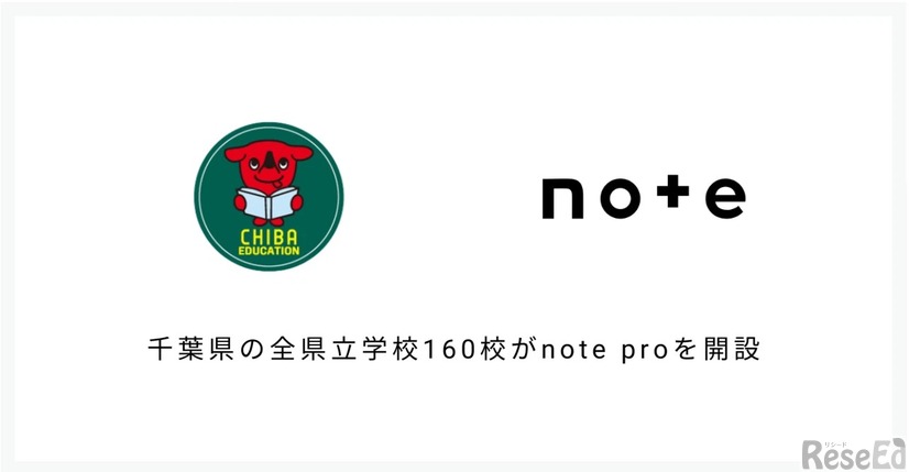千葉県立中学校・高等学校・特別支援学校あわせて160校がnote pro導入
