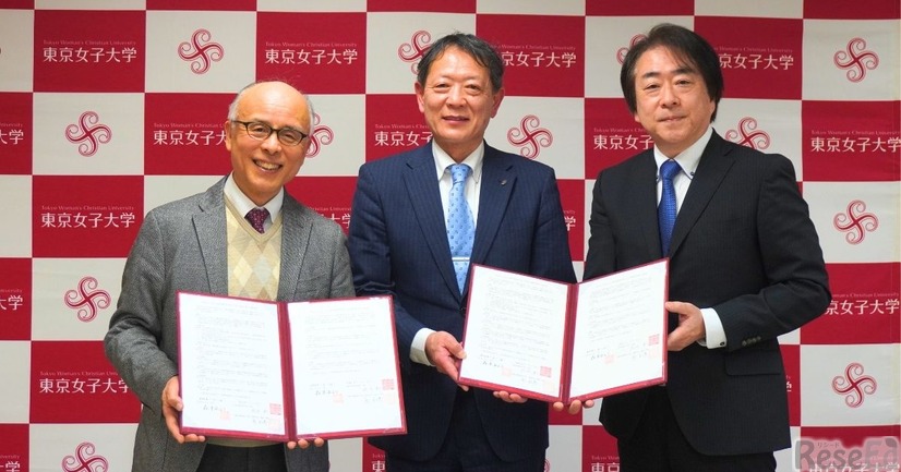 森本東京女子大学長と武内白梅学園高等学校校長・南白梅学園清修中高一貫部校長