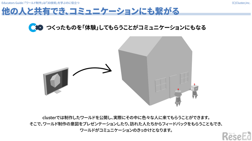 ほかの人と共有でき、こみゅんひケーションにもつながる