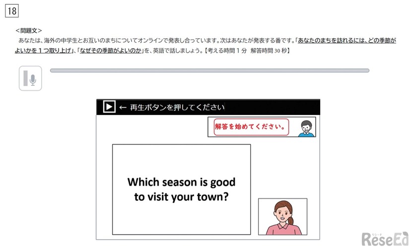 調査問題「話すこと」18