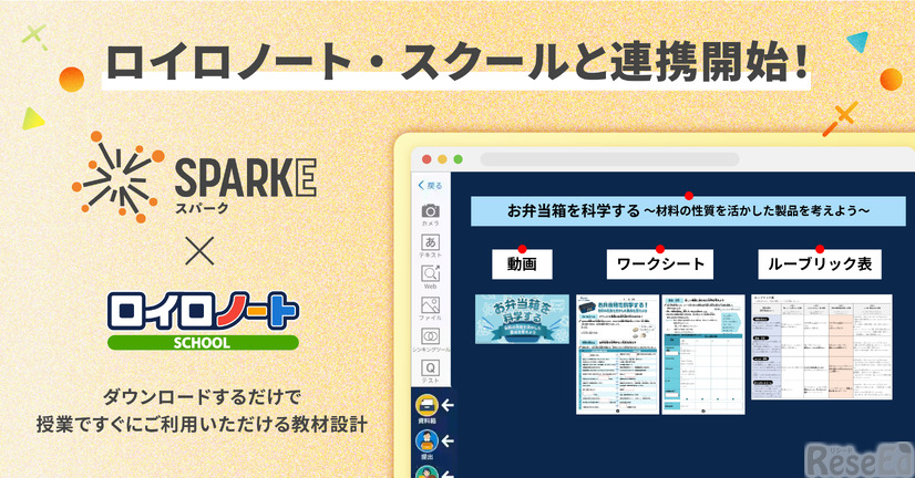 SPARKE、ロイロノート・スクールと連携開始