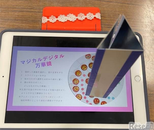 アプリ（筆者自作）使用のようす