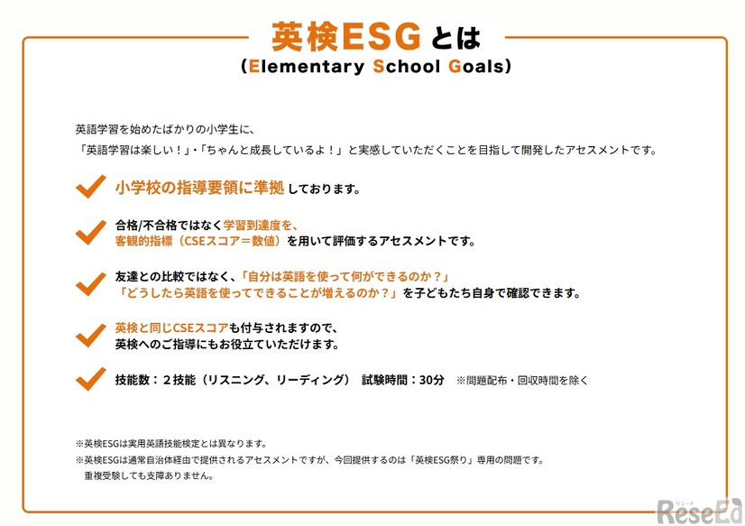 英検ESGとは