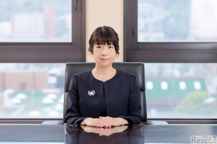 新学長に就任した二村雅子教授