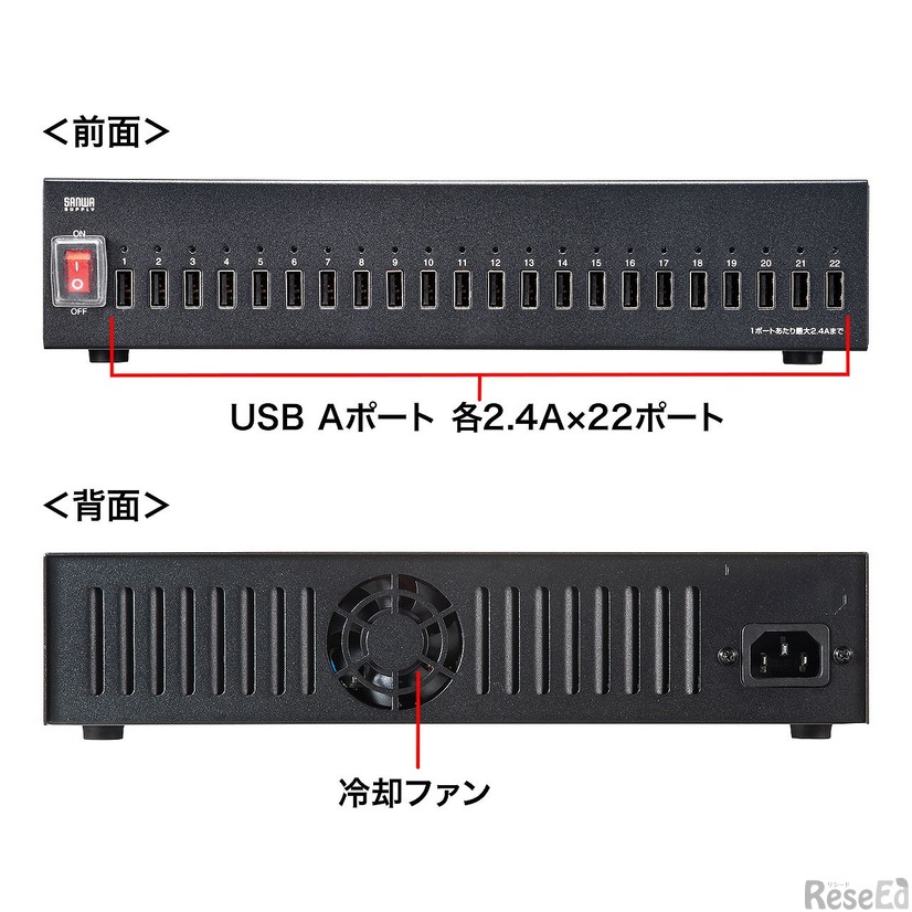 USB充電器「ACA-IP72」
