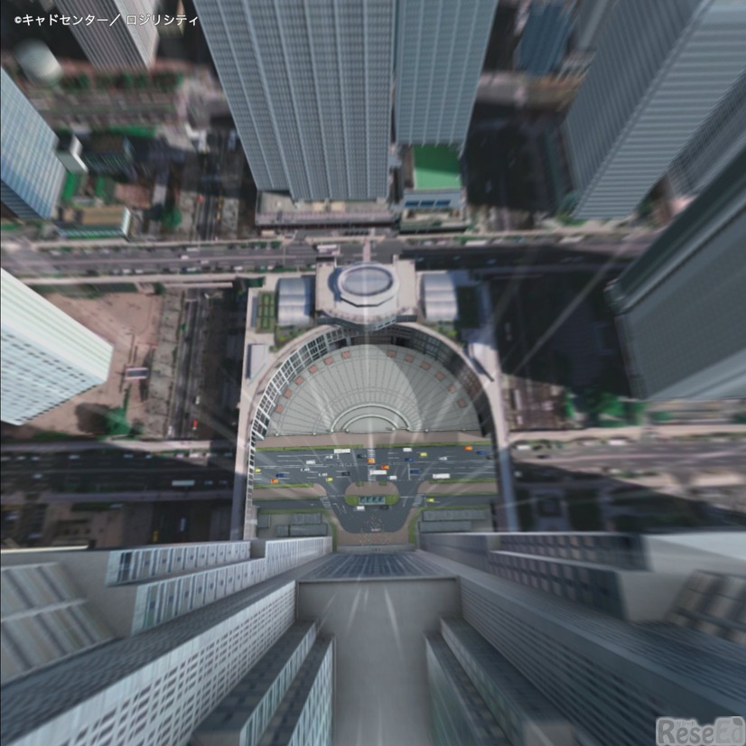どこでもバンジーVR　東京都庁の屋上からバンジージャンプする映像（イメージ）