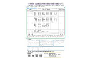 三重県、教員採用試験の実施要項公開…約533名募集 画像