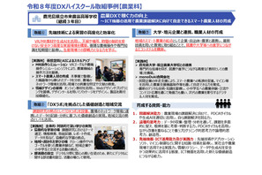 DXハイスクール事例集を公開、農業DX・半導体人材育成など3校を紹介 画像