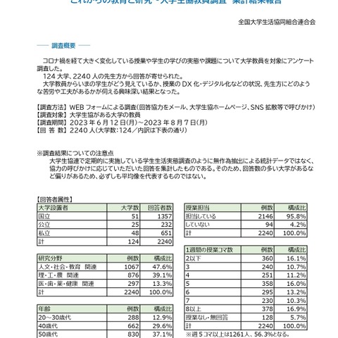 大学生「文章力・論理的思考力」が課題、大学教員調査 画像
