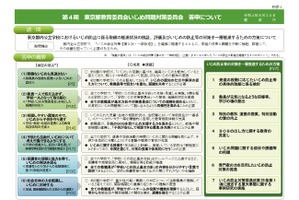 東京都いじめ問題対策委員会、7つの方策を答申