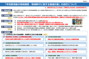 東京都、部活動の地域移行推進計画を改訂