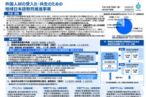 文科省「地域日本語教育推進事業」自治体などの取組募集2/12まで