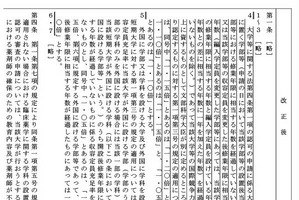 留学生の収容定員増へ、大学設置基準の一部改正9月施行予定
