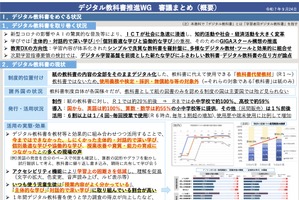 デジタル教科書、紙と同様に制度化へ…中教審が審議まとめ公表