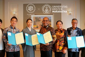 藤村女子中高、インドネシアのマラナタ大学と連携協定締結