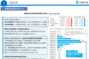 教師の残業が全校種で改善、月45時間以下の小学校教諭77％