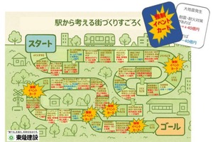 東急建設、学生用教材「駅から考える街づくりすごろく」展示…ダウンロードも