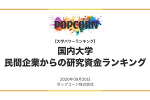 民間企業からの研究資金ランキング、2位阪大110.9億円…1位は？