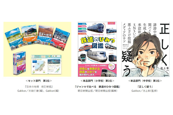 年間選書ランキング、調べ学習・授業に役立つ本が上位に 画像