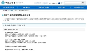 日本語教育機関の認定結果を発表、認定は23件…文科省 | 教育業界