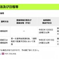 選考方法および日程など