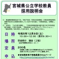 宮城県公立学校教員採用説明会