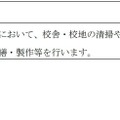 業務内容など：学校技能サポーター