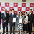 高大連携協定締結式のようす
