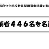 京都府の教員採用3.7倍…候補者446名を名簿登載 画像