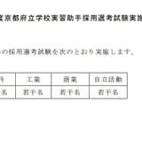 京都府立学校、実習助手・寄宿舎指導員採用試験…締切9/27 画像
