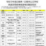 広島県・広島市「教員採用試験説明会」全国11地区で4月 画像